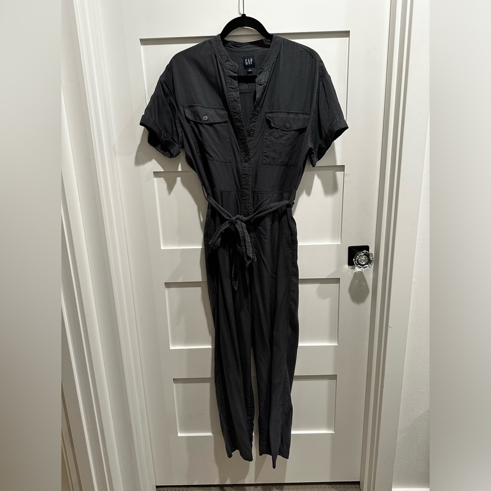 GAP Short Sleeve Utility Jumpsuit